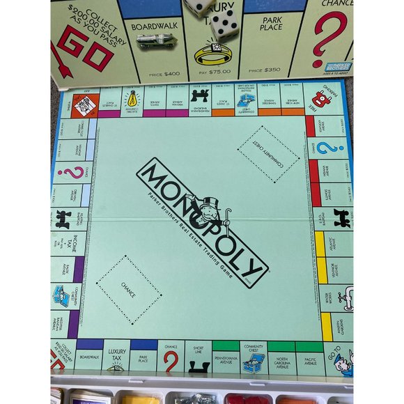 1996 Hasbro Parker Brothers Monopoly Board Game- Vintage Board Game - Picture 6 of 8